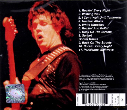 Gary Moore: Rockin' Every Night (Remastered) [CD]