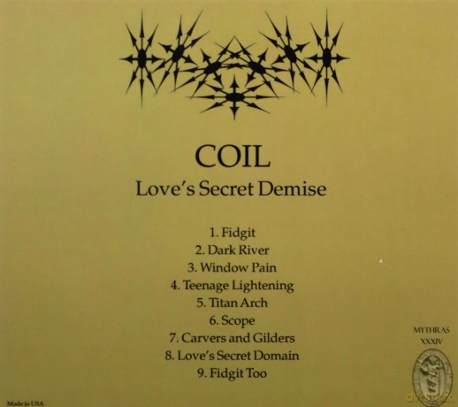 Coil: Love's Secret Demise [CD]