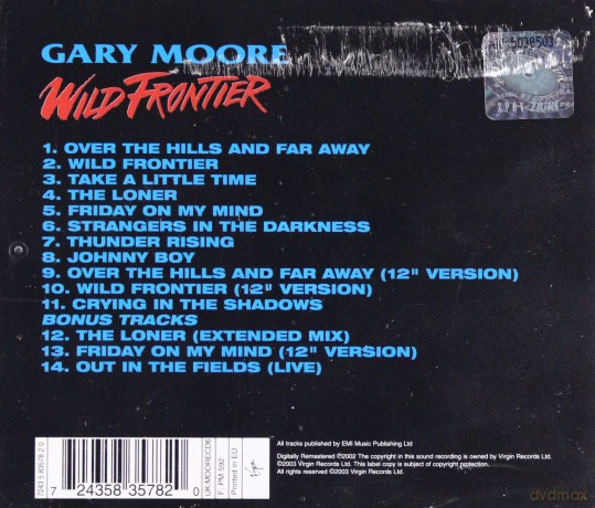 Gary Moore: Wild Frontier (Remastered) [CD]