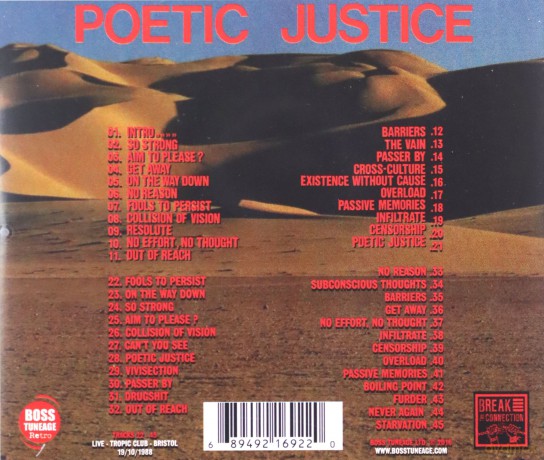Ripcord: Poetic Justice [CD]