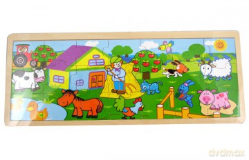 BRIMAREX Puzzle drewniane farma ZD-808-5210 [ZABAWKA]