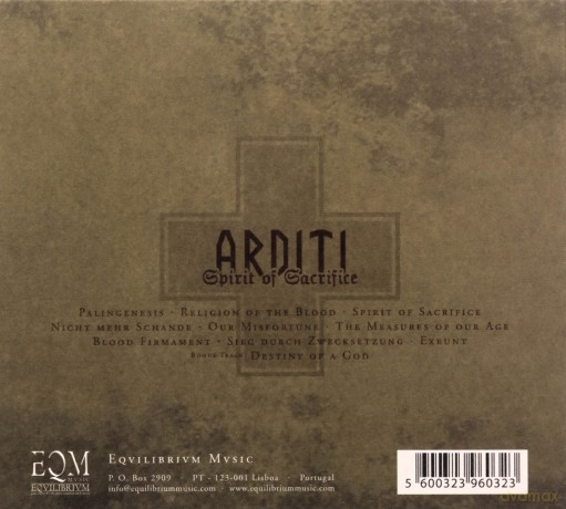 Arditi: Spirit Of Sacrifice [CD]
