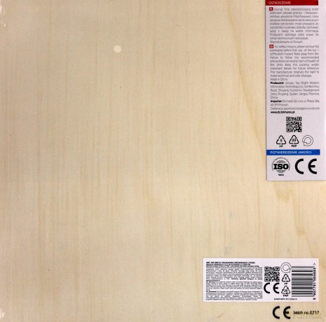 BRIMAREX Drewniane Literki z pinezkami ZD-878 [ZABAWKA]