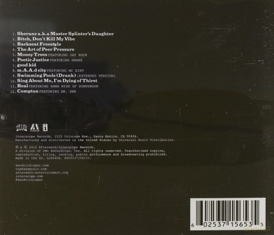 Kendrick Lamar: Good Kid, M.A.A.D City [CD]