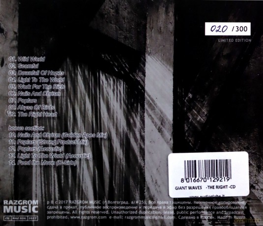 Giant Waves: The Right Heart [CD]