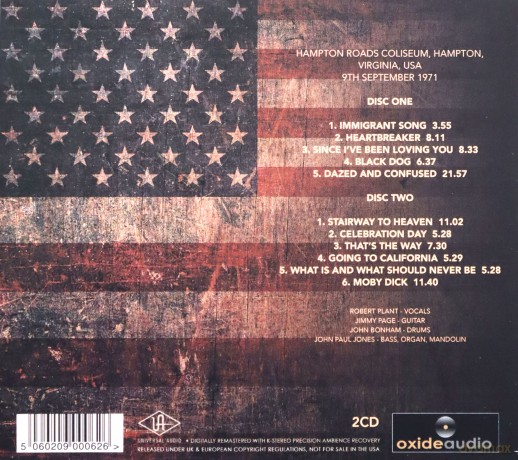 Led Zeppelin: The Road To Hampton Live 1971 [CD]
