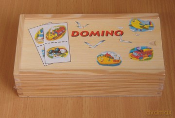 BRIMAREX Domino drewniane obrazkowe ZD-298 [ZABAWKA]