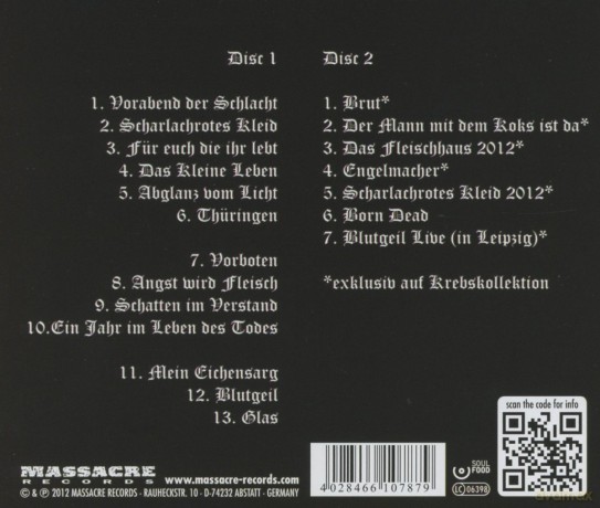 Eisregen: Krebskollektion [2CD]