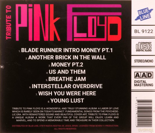 Tribute To Pink Floyd [CD]