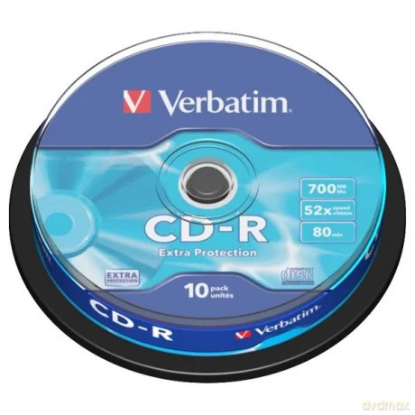 Verbatim: Verbatim-R 80min Datalife Plus - Confezione Da 10 [10CD]