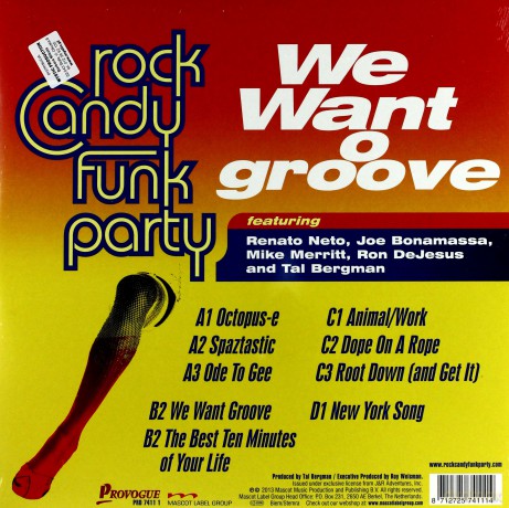 Rock Candy Funk Party: We Want Groove [2xWINYL]
