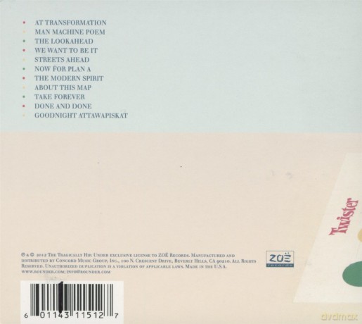 The Tragically Hip: Now For Plan A (digipack) [CD]