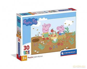 CLEMENTONI 30 el. Świnka Peppa. Peppa Pig [PUZZLE]