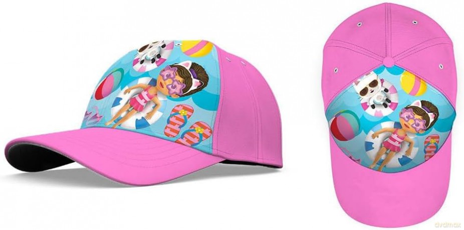 Czapka z daszkiem poliester 100% 52/54cm Koci Domek Gabi. Gabby's Dollhouse GD00006 Kids Euroswan