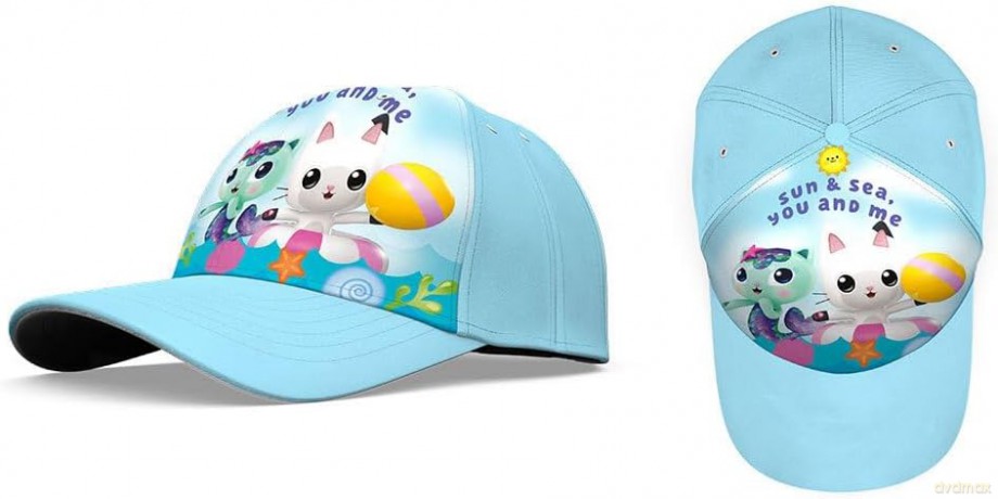 Czapka z daszkiem poliester 100% 52/54cm Koci Domek Gabi. Gabby's Dollhouse GD00006 Kids Euroswan