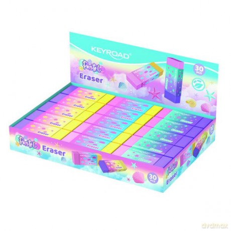 Gumka do ścierania KEYROAD pastel tęczowa mix