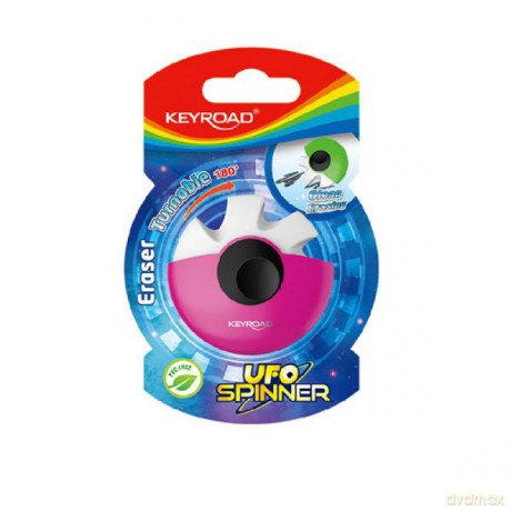 Gumka do ścierania KEYROAD Ufo Spinner blister mix