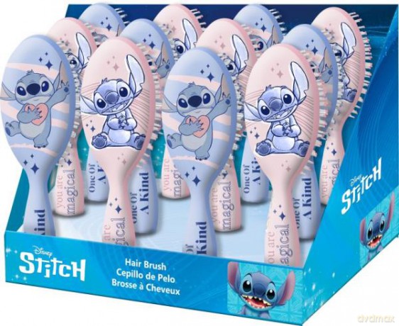 Szczotka do włosów Stitch 2 wzory D06618MC Kids Euroswan, mix