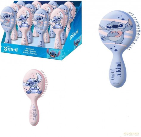 Szczotka do włosów Stitch 2 wzory D06618MC Kids Euroswan, mix