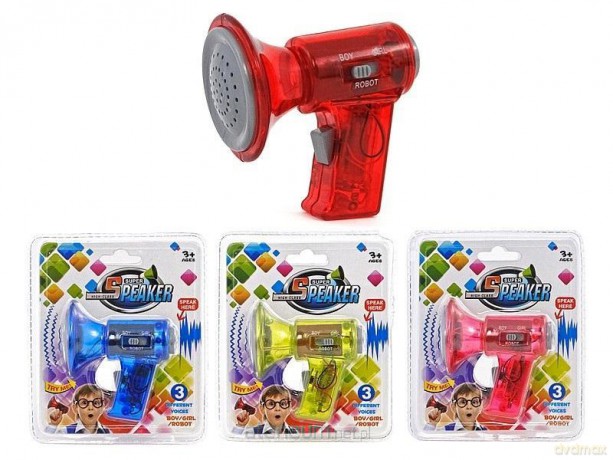 Mini megafon na baterie