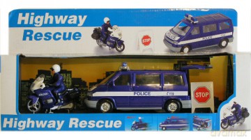 BRIMAREX SAM.POLICYJNY Z MOTOREM SN-386-210 [ZABAWKA]