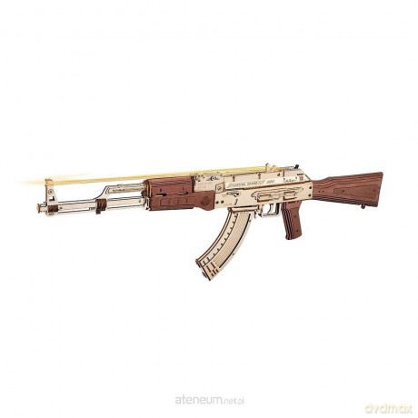 Puzzle drewniane 3D Karabin AK-47 [PUZZLE]