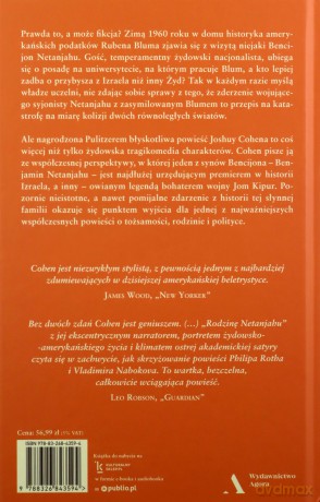 Rodzina Netanjahu - Joshua Cohen, Aga Zano [KSIĄŻKA]