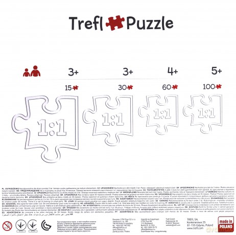 TREFL 4w1 Przygody Świnki Peppy [PUZZLE]