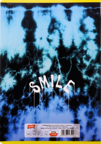 Zeszyt A5/32K linia Keep Smiling