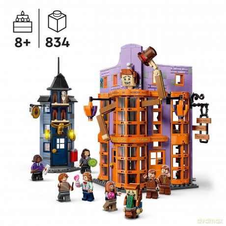 LEGO Harry Potter Ulica Pokątna: Magiczne dowcipy Weasleyów (76422) [KLOCKI]