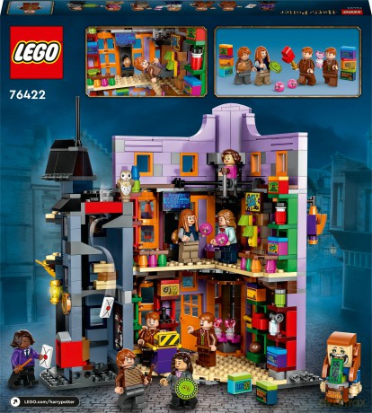LEGO Harry Potter Ulica Pokątna: Magiczne dowcipy Weasleyów (76422) [KLOCKI]