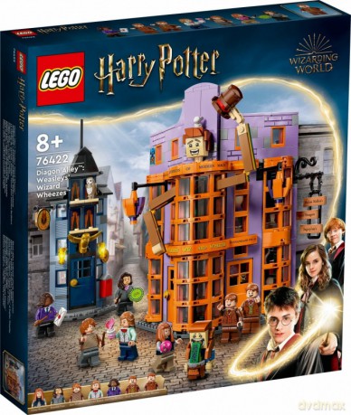 LEGO Harry Potter Ulica Pokątna: Magiczne dowcipy Weasleyów (76422) [KLOCKI]