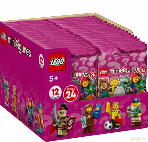LEGO Minifigures Minifigurki seria 24 - Display 36 sztuk (71037) [KLOCKI]