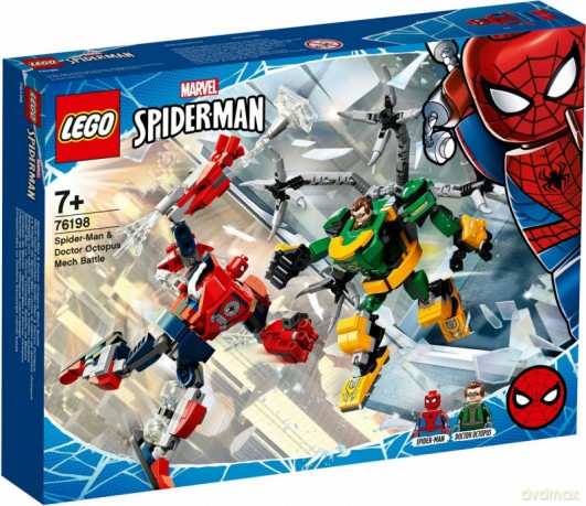 LEGO Super Heroes Bitwa mechów Spider-Mana i Doktora Octopusa (76198) [KLOCKI]