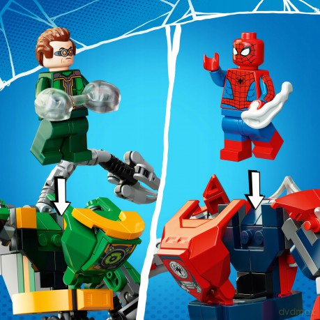 LEGO Super Heroes Bitwa mechów Spider-Mana i Doktora Octopusa (76198) [KLOCKI]
