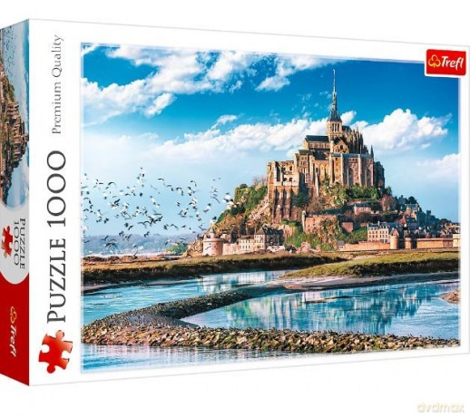 TREFL 1000 el. elementów Mont Saint - Michel Francja [PUZZLE]