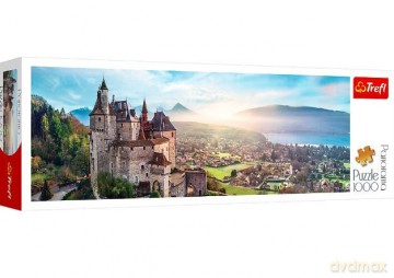TREFL 1000 el. elementów Panorama Zamek Menthon Francja [PUZZLE]