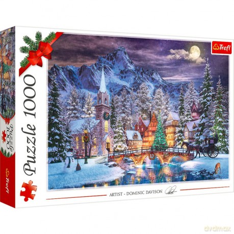 TREFL 1000 el. elementów Świąteczna atmosfera [PUZZLE]