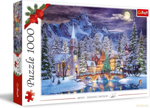 TREFL 1000 el. elementów Świąteczna atmosfera [PUZZLE]