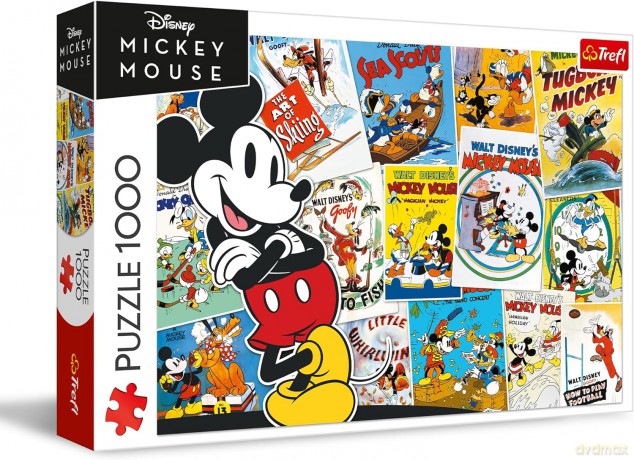 TREFL 1000 el. elementów W świecie Mikiego Myszka Mickey [PUZZLE]