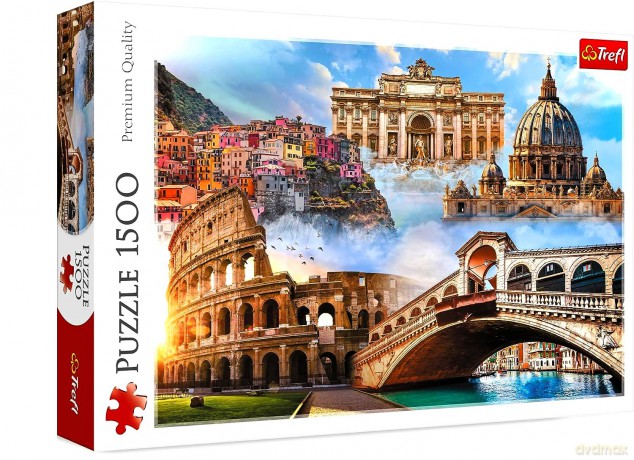 TREFL 1500 el. elementów Ulubione miejsca Włochy [PUZZLE]