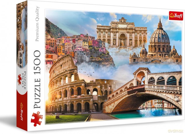 TREFL 1500 el. elementów Ulubione miejsca Włochy [PUZZLE]