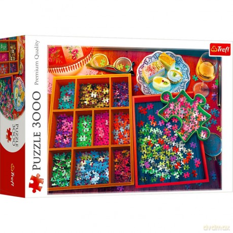 TREFL 3000 el. elementów Wieczór z puzzlami [PUZZLE]
