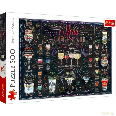 TREFL 500 el. elementów Karta drinków [PUZZLE]