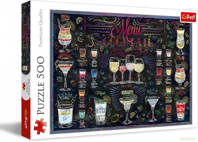 TREFL 500 el. elementów Karta drinków [PUZZLE]
