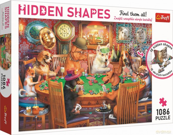 TREFL Hidden Shapes Wieczór gier [PUZZLE]