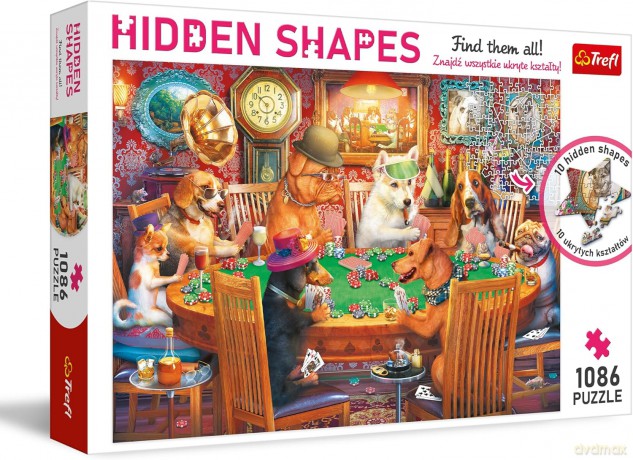 TREFL Hidden Shapes Wieczór gier [PUZZLE]