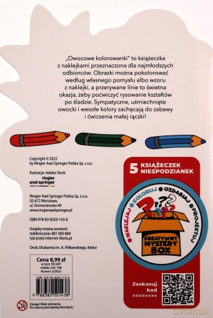 Ananas Antek. Owocowe kolorowanki [KSIĄŻKA]