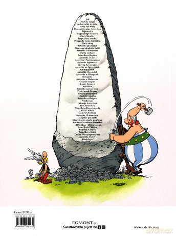 Asteriks (Tom 21) Podarunek Cezara - Ren Goscinny, Albert Uderzo, Jolanta Sztuczyńska [KOMIKS]