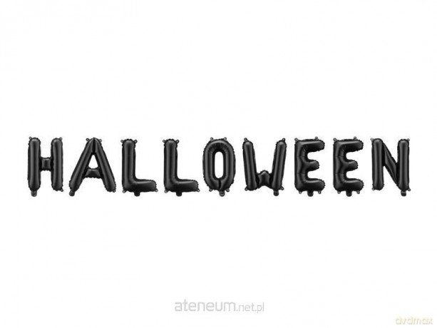 Balon foliowy Halloween czarny 280x46cm